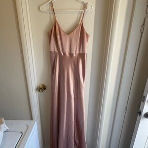 Birdy Grey Maxi Dress with Spaghetti Straps